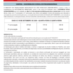 EDITAL – ASSEMBLEIA GERAL EXTRAORDINÁRIA